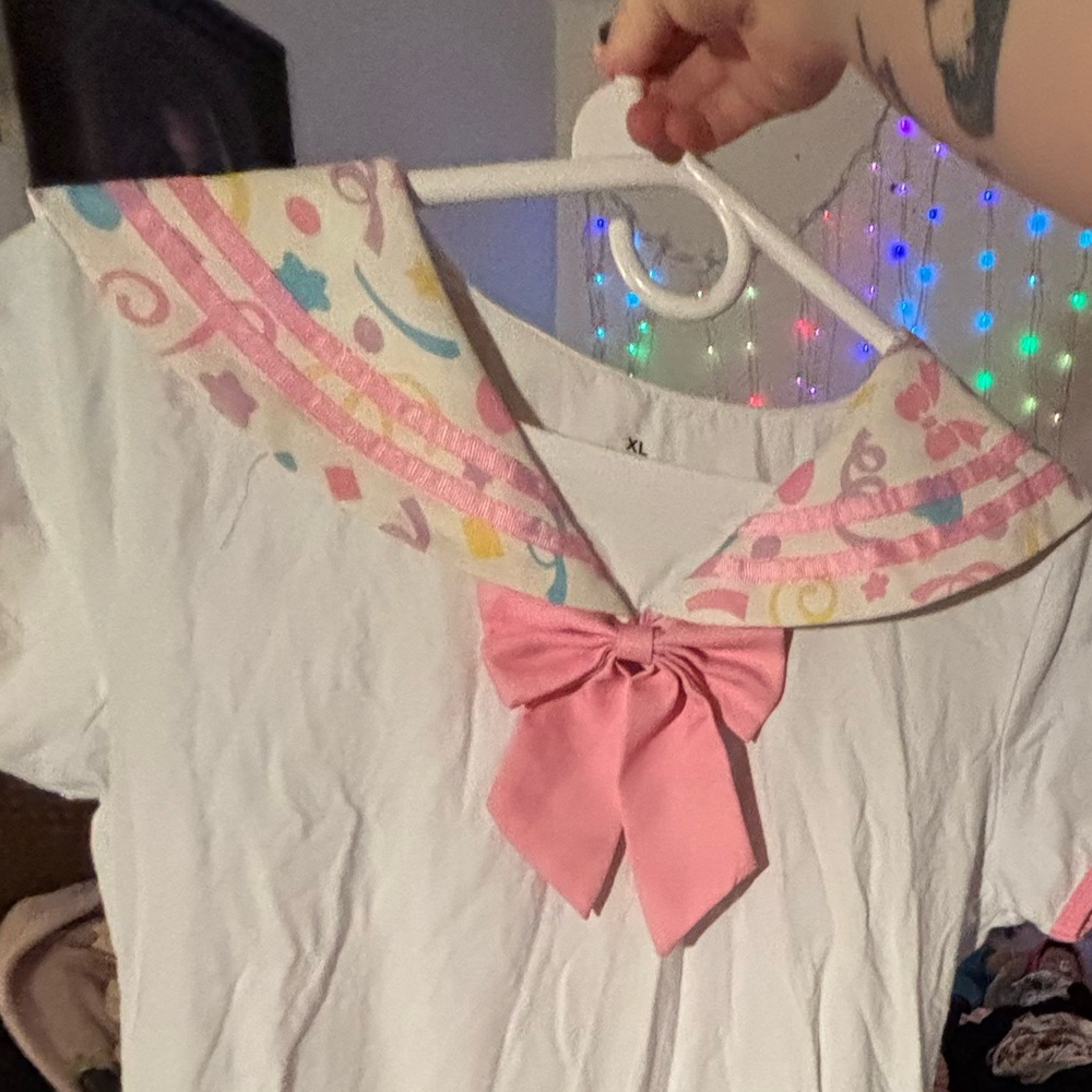 Little for big party onesie skirt set